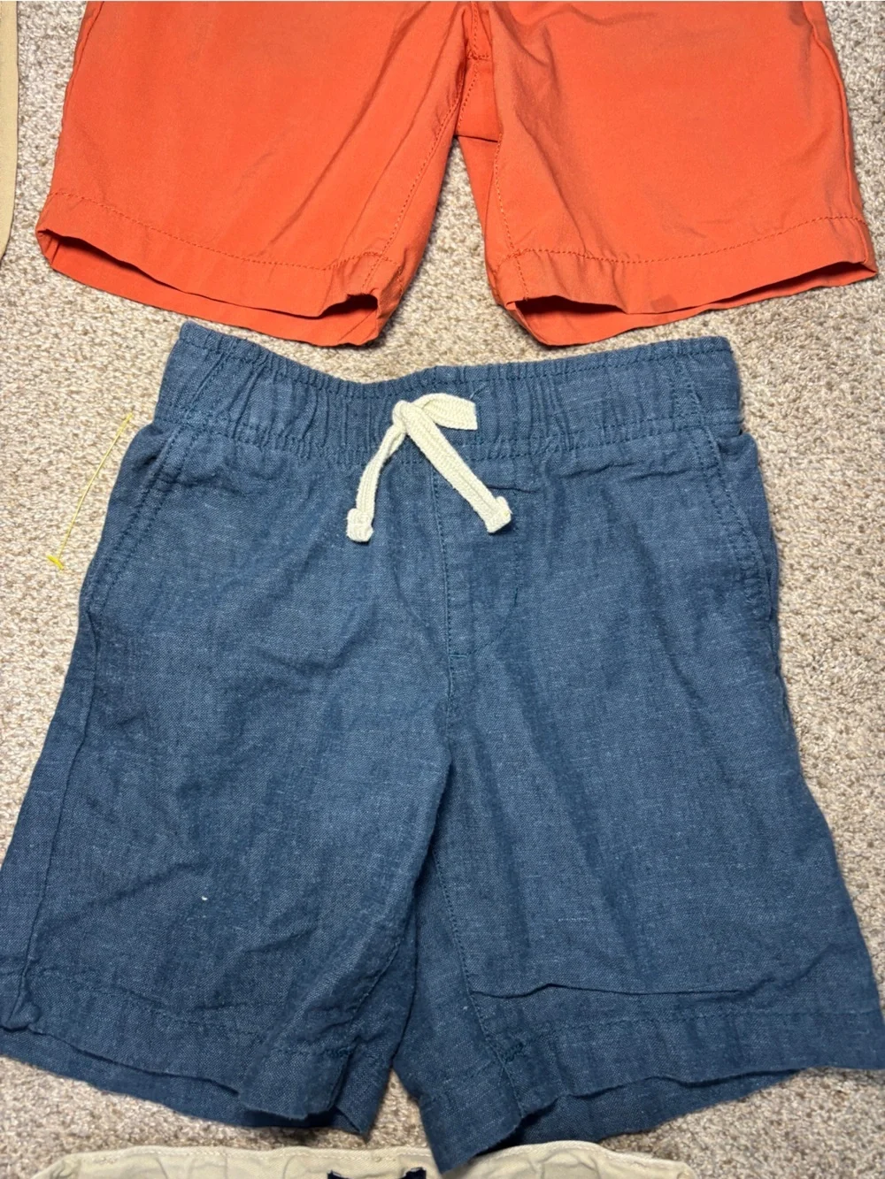 Lot of size 5 little boy shorts pull on casual drawstring Old Navy